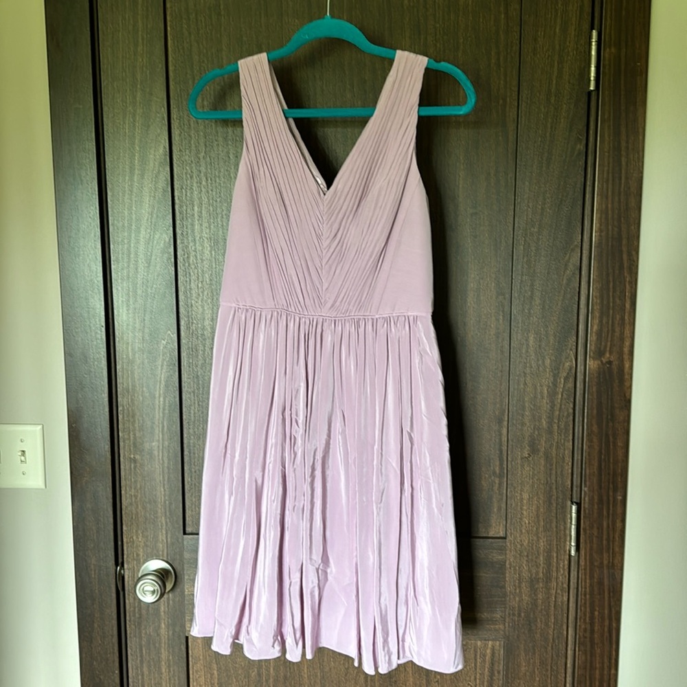 NWT, Boden Swishy Fit and Flare Dress with Pleated Bodice, Size 6